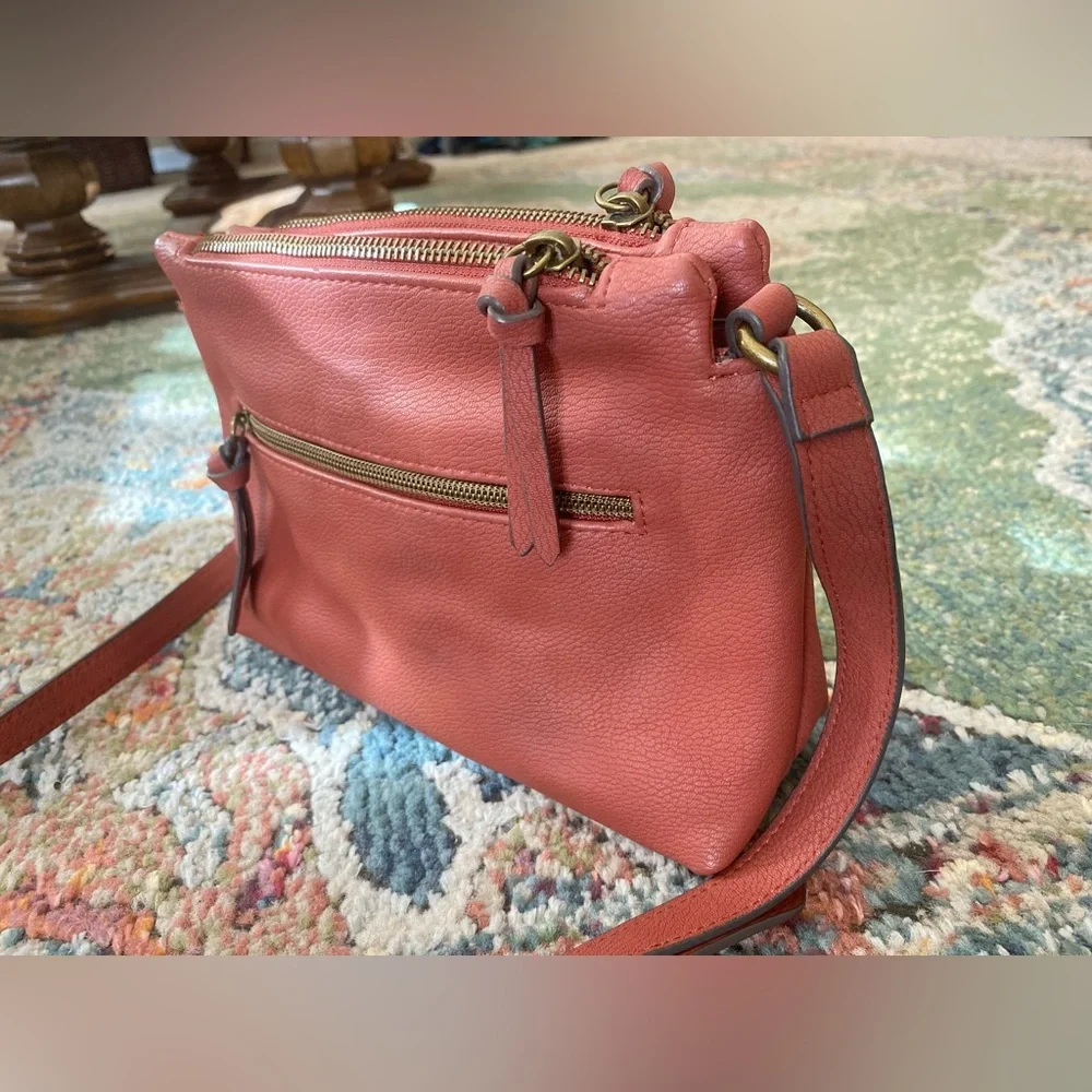 Sonoma Crossbody Purse Rust Red/Brown NWOT - Picture 5 of 16